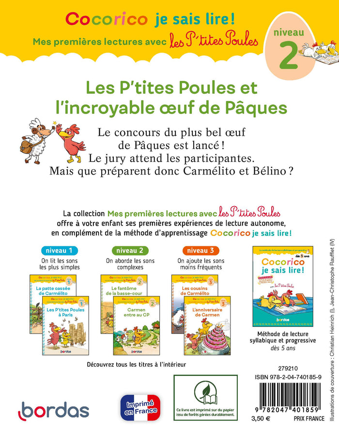 Les P'tites Poules et l'incroyable œuf de Pâques