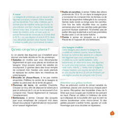 Je cultive en lasagnes, partout et toute l'année