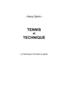 Tennis et technique