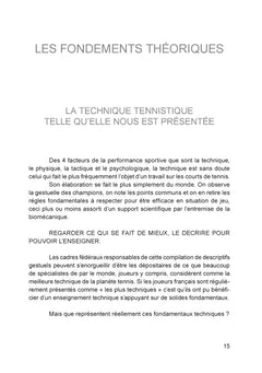 Tennis et technique