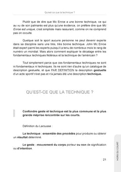 Tennis et technique