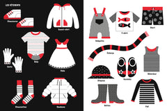 Je découvre le monde en noir, blanc et rouge