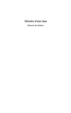 Histoire d'une âme