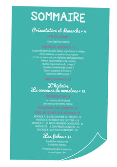 Histoires à écrire - Le concours de monstres CP-CE1 - + ressources numériques