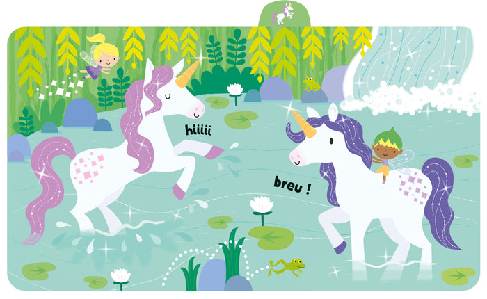 Les licornes - Avec mon doigt... Mon livre sonore