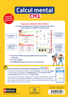 Calcul mental CM1 - 9-10 ans