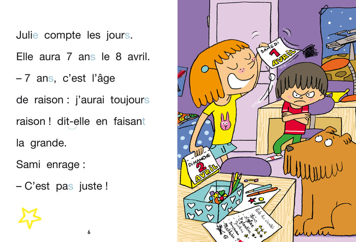 Sami et Julie CP Niveau 2 L'anniversaire de Julie