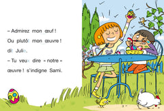 Sami et Julie cherchent les oeufs