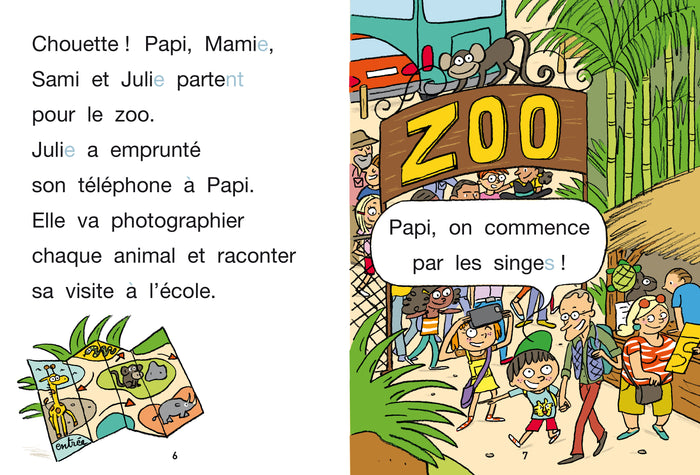 Sami et Julie CP Niveau 2 Le zoo