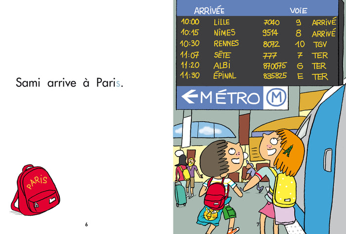 Sami et Julie CP Niveau 1 Sami à Paris