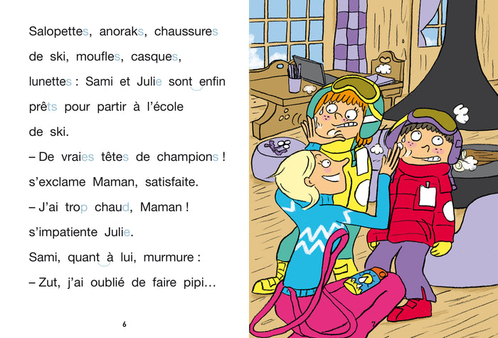 Sami et Julie CP Niveau 3 Sami et Julie, champions de ski