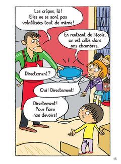 Sami et Julie BD : Le voleur de crêpes