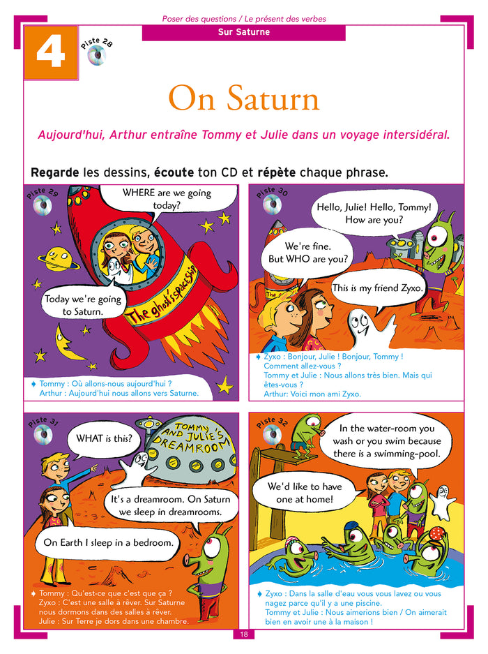 J'apprends l'anglais avec Tommy et Julie - CM1 et CM2