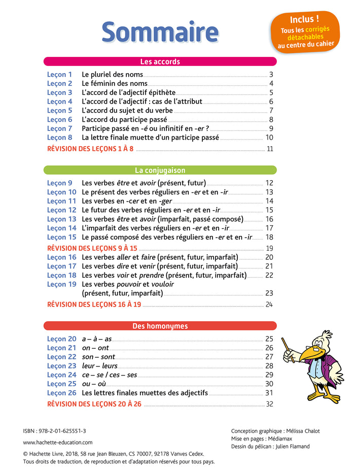 Le BLED Effaçable Orthographe CM1