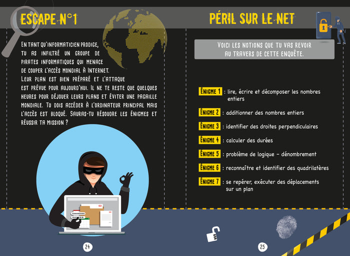 Escape games des petits génies CM1