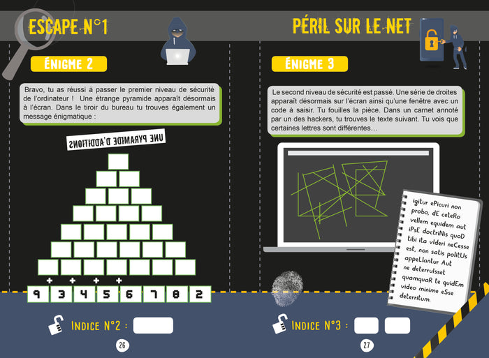 Escape games des petits génies CM1
