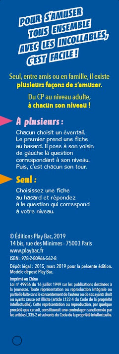 Les incollables - quiz famille