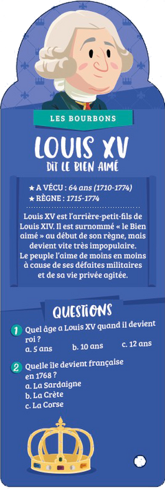 Quelle histoire - Éventail Rois de France