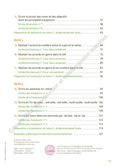 Réussir en orthographe CM1 - cahier de l'élève - programme 2025