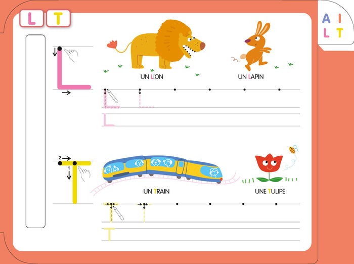 Mes premières majuscules bâton