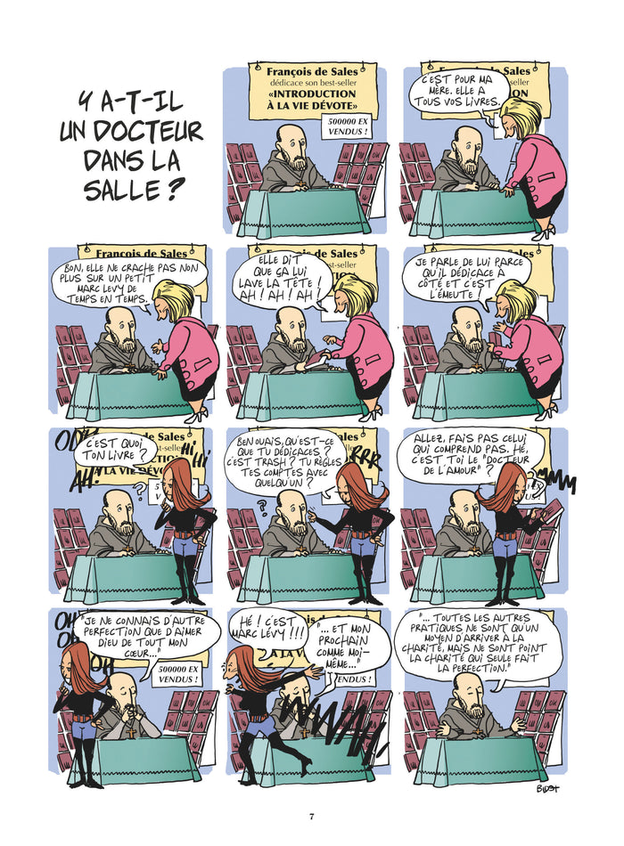 L'histoire des saints en BD