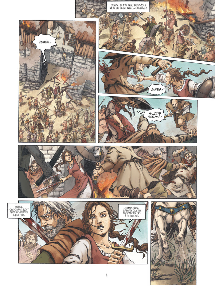 Olwen, fille d'Arthur - Tome 01