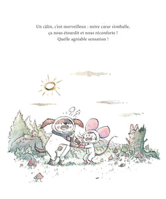 Jasmine fait des câlins