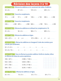 Bled effaçable Calcul CE2