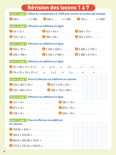 Bled effaçable Calcul CM1
