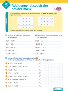 Bled effaçable Calcul CM2