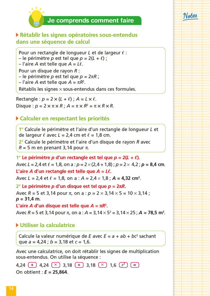 réussir au collège - maths 5e