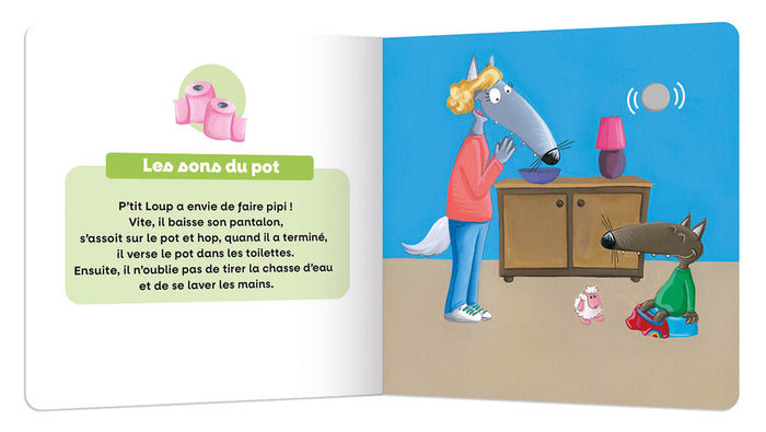 Mes premiers sonores p'tit Loup - Mes comptines pour être tout propre