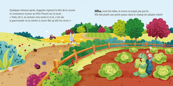 Augustin et la course aux oeufs de Pâques