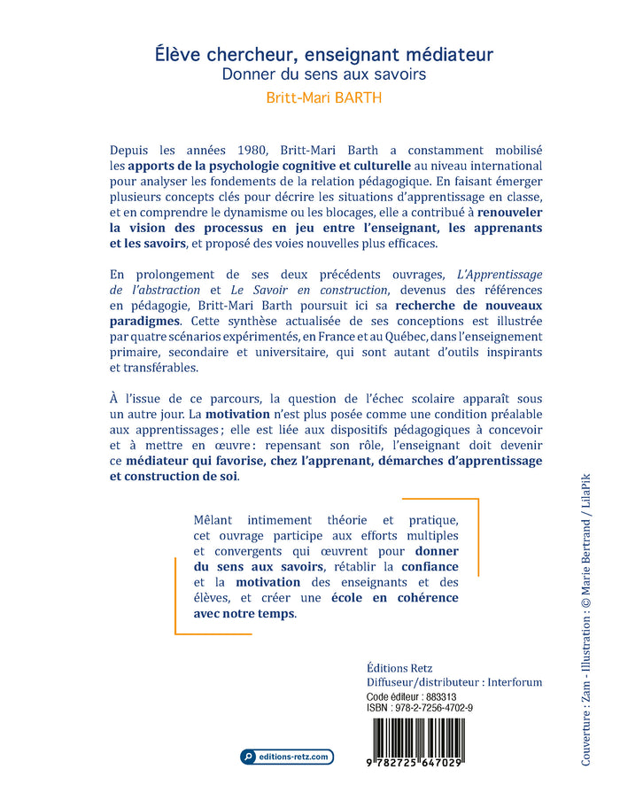 Elève chercheur, enseignant médiateur