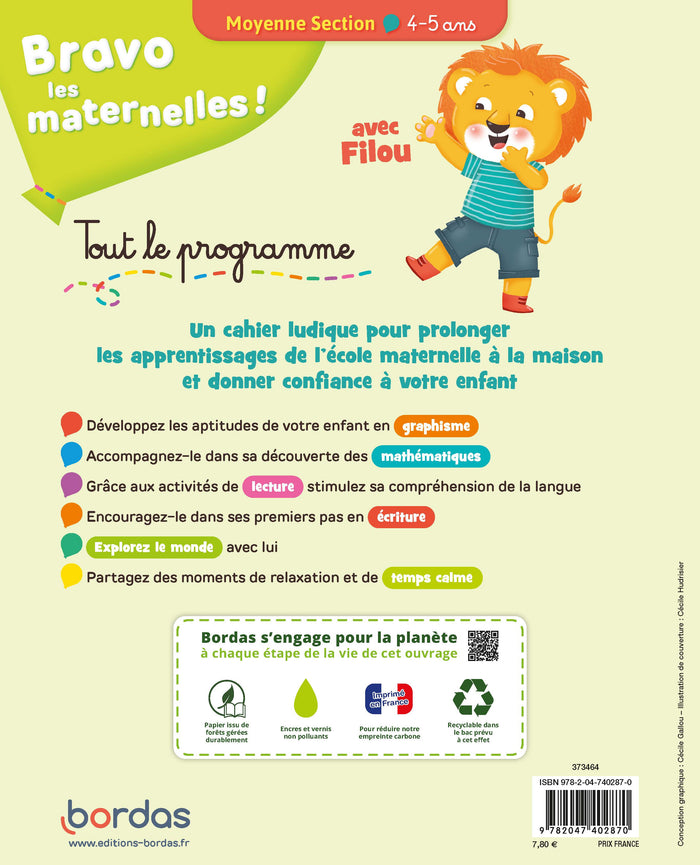 Bravo les maternelles - Tout le programme - Moyenne section 4-5 ANS