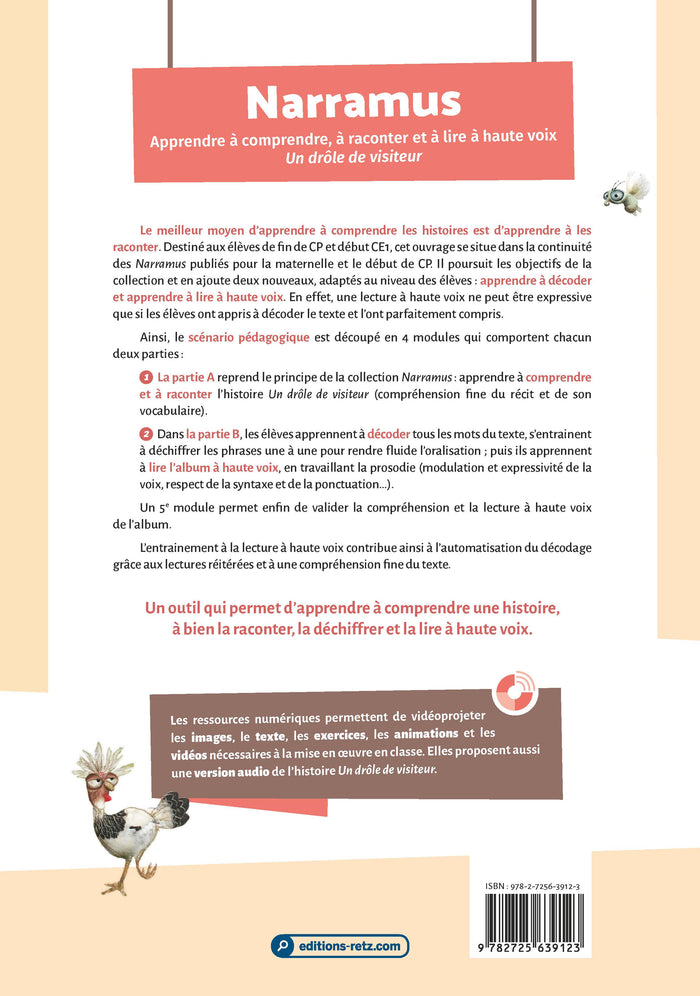 Narramus - Drôle de visiteur CP-CE1 - ressources numériques