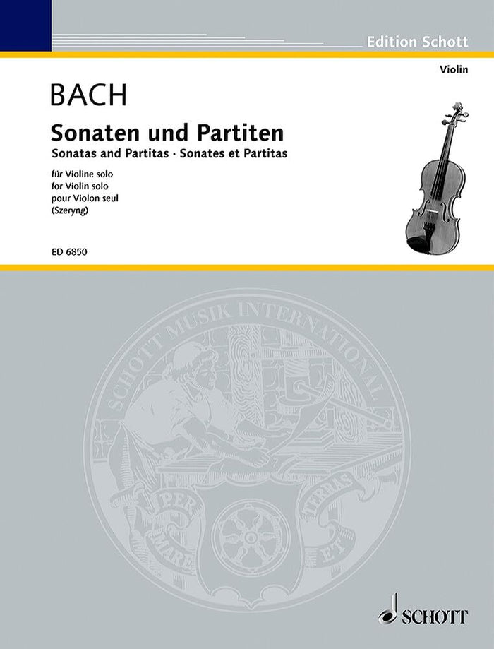 Sonates et Partitas: Edited and provided with fingering by Henryk Szeryng. violin.