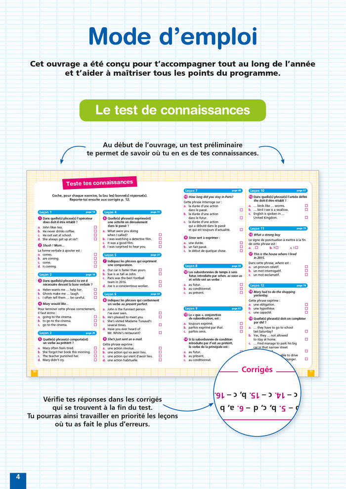 Réussir au collège anglais 4e