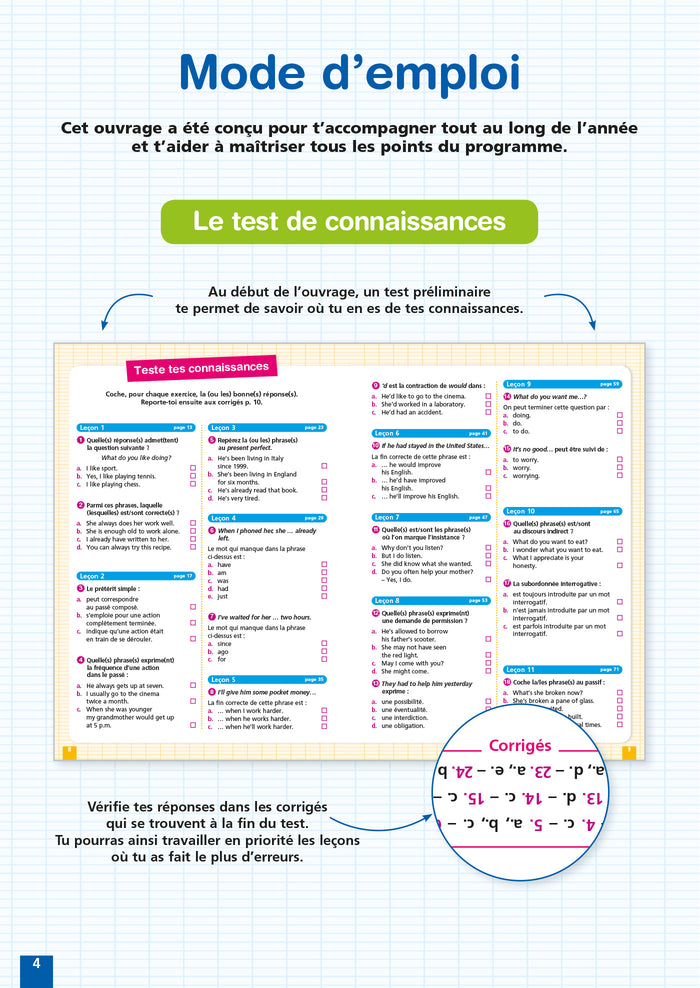 Réussir au collège anglais 3e