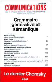 Communications, n° 40, Grammaire générative et Sémantique