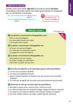 Bled Français Collège