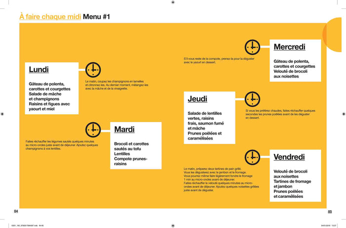 En 1 heure, je cuisine mes lunchs box pour toute la semaine