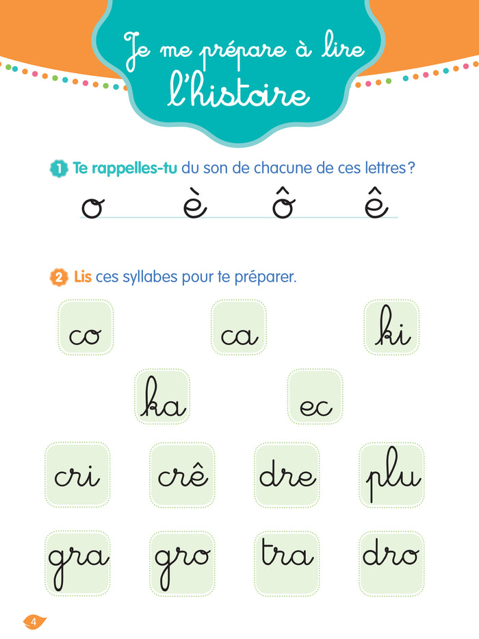 Joli coq, niveau 1 - J'apprends à lire Montessori