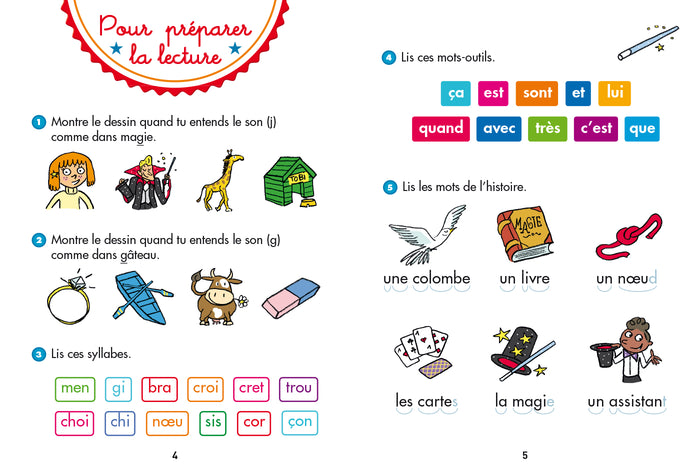 Sami et Julie CP Niveau 2 Sami fait de la magie