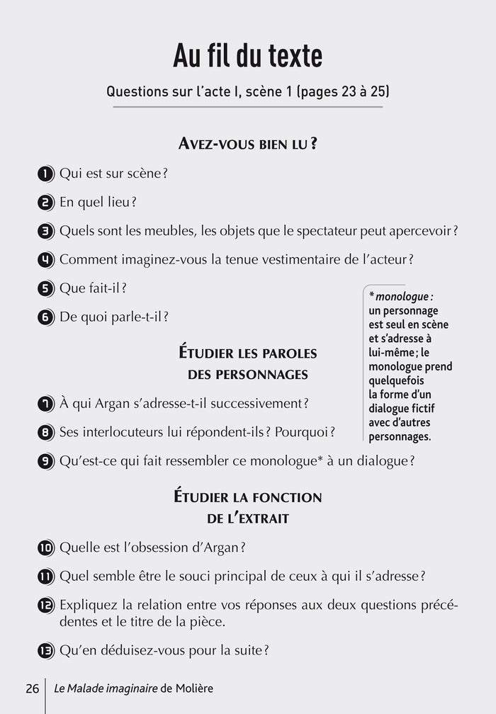 Bibliocollège - Le Malade imaginaire, Molière