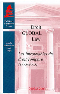 Les introuvables du droit comparé