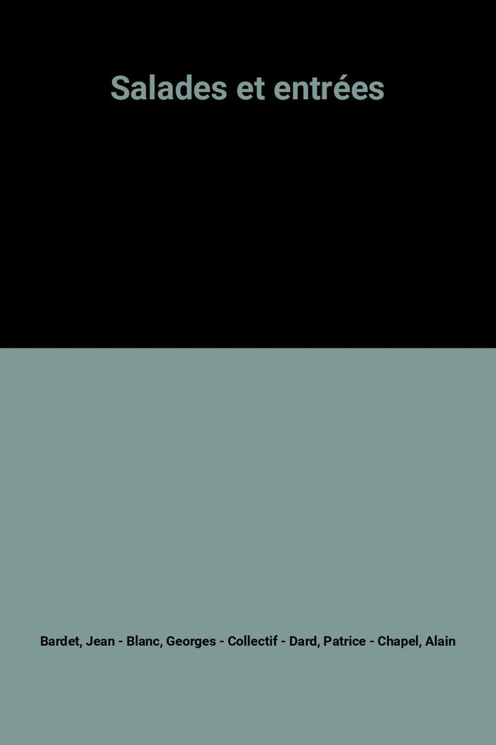 Salades et entrées