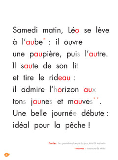Léo à la pêche, niveau 3 - J'apprends à lire Montessori