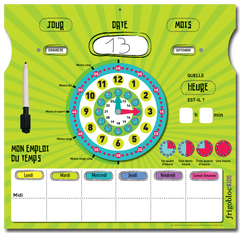 Mon calendrier horloge - Lire l'heure