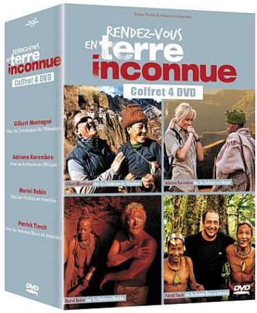Rendez-vous en terre inconnue : Gilbert Montagné, Adriana Karembeu, Muriel Robin & Patrick Timsit - coffret 4 DVD